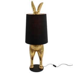 FLOOR LAMP HIDING RABBIT GOLD 